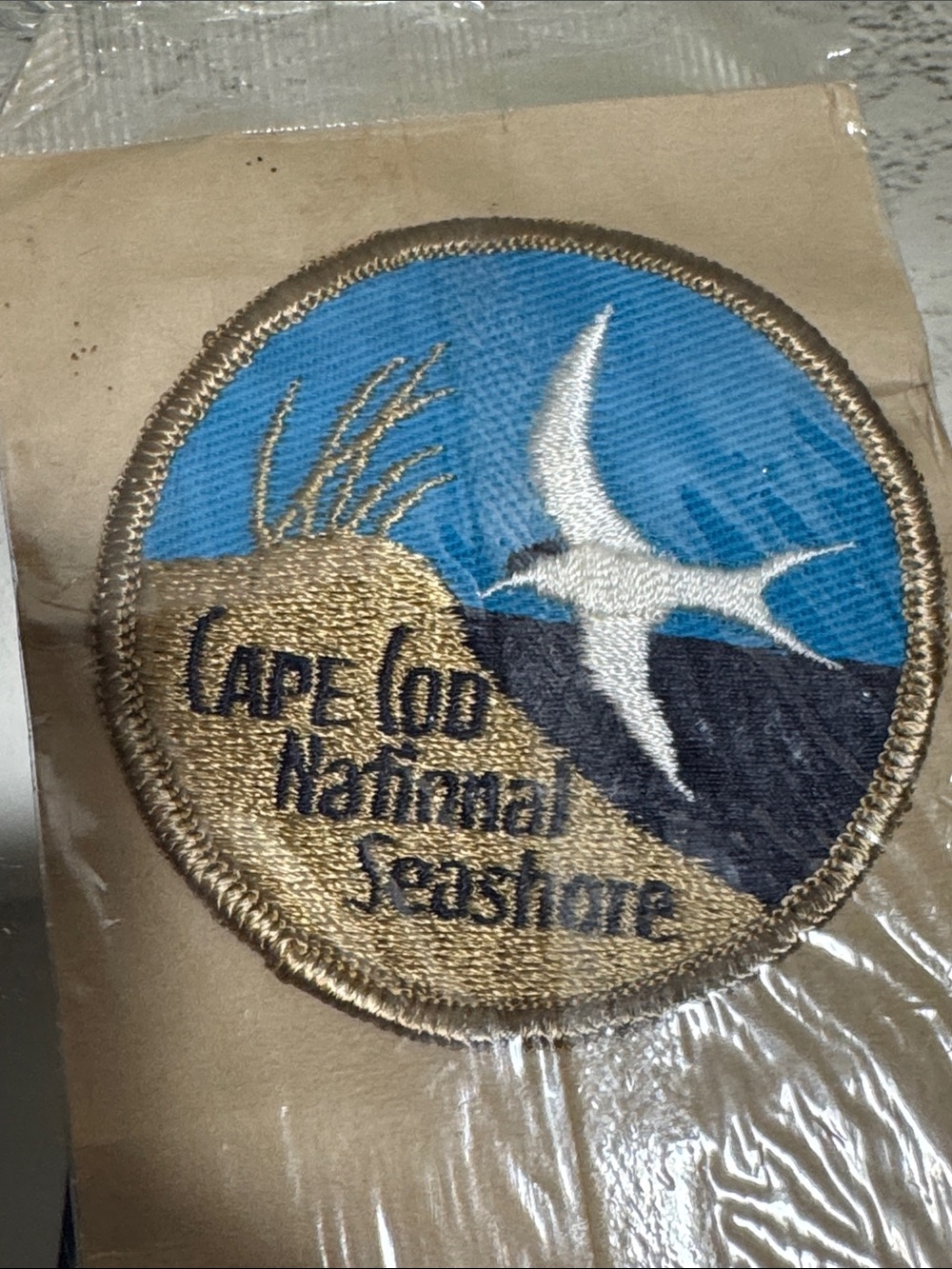 Cape Cod National Seashore Vintage Souvenir Travel Patch Original Packaging